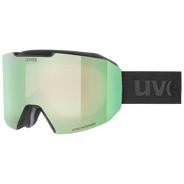 Uvex Evidnt Attract Skidglasögon Svart Mirror Green Variomatic Clear/CAT1-3+Contrastview Yellow Clear/CAT1