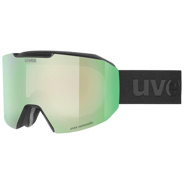 Uvex Evidnt Attract S Skidglasögon Svart Mirror Green Variomatic Clear/CAT1-3+Contrastview Yellow Clear/CAT1