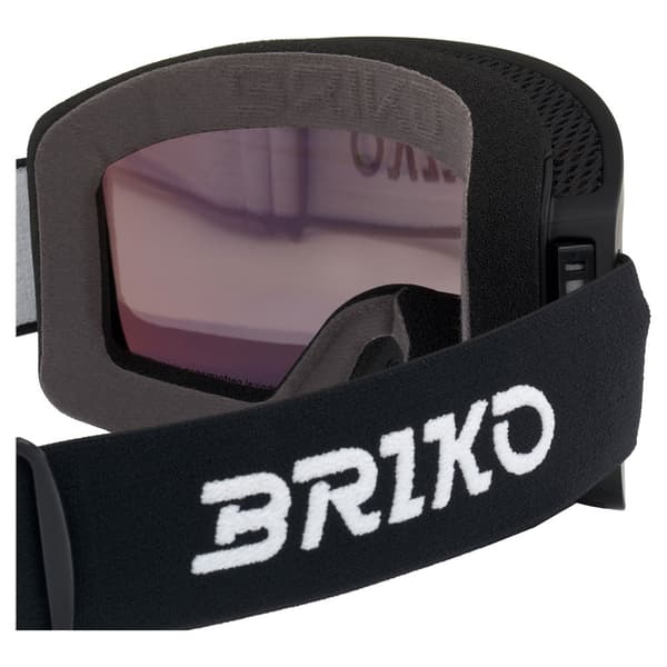 Briko Frostbite Junior Skidglasögon Svart Yellow Mirror/CAT2