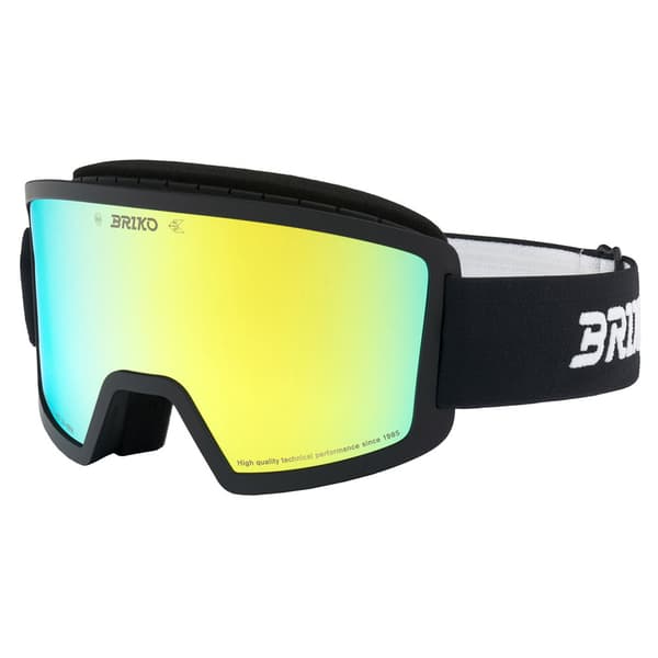 Briko Frostbite Junior Skidglasögon Svart Yellow Mirror/CAT2