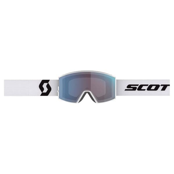 Scott React Laskettelulasit Valkoinen Enhancer Blue Chrome/CAT2