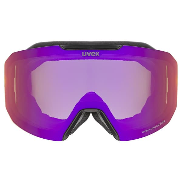 Uvex Evidnt Attract Skidglasögon Svart Mirror Ruby Contrastview Green Clear/CAT2+Yellow Clear/CAT1