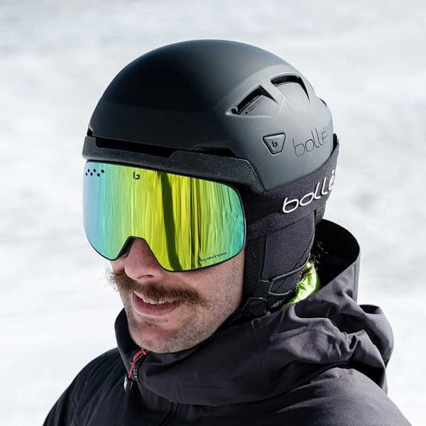 Bolle Nevada Skidglasögon Svart Green Emerald/CAT3-1