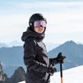 Pikkukuva 3 / 4: Bolle Nevada Small Laskettelulasit Musta Volt Pink/CAT2