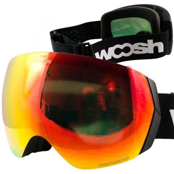 SKIDGLASÖGON SNOWBOARDGLASÖGON REVO SHIFT ICKE AVDUNSTANDE UV400