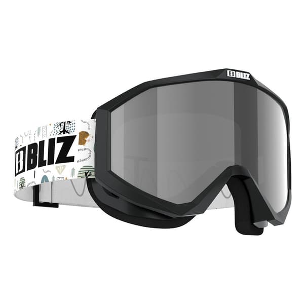 Bliz Liner Jr Skidglasögon Svart Brown&Silver Mirror/CAT3