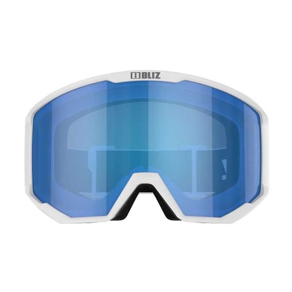 Bliz Spark Skidglasögon Vit Smoke With Blue Multicoating/CAT3