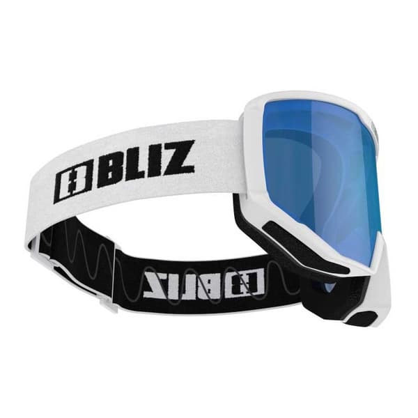 Bliz Spark Skidglasögon Vit Smoke With Blue Multicoating/CAT3