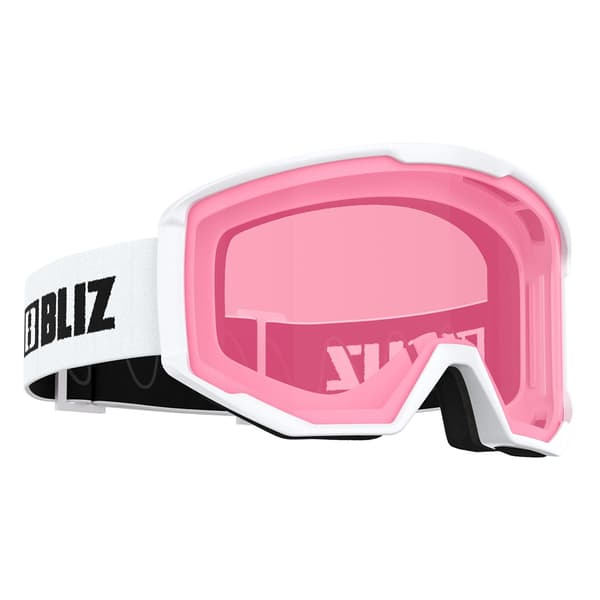 Bliz Spark Skibriller Hvid,Rosa Pink/CAT1