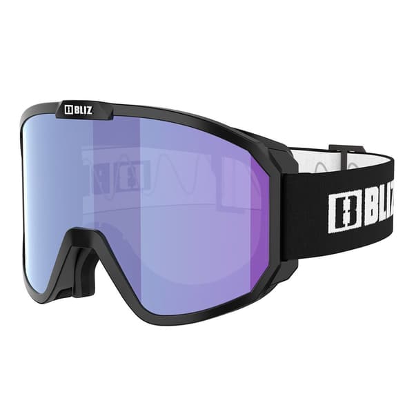 Bliz Rave Jr Skidglasögon Svart Light Orange w Blue Multi/CAT1