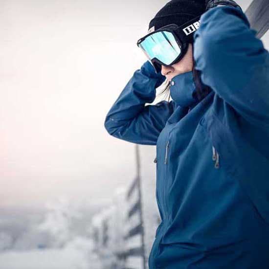Bliz Rave Nano Optics Nordic Light Skidglasögon Svart Nano Optics Nordic Light Violet With Blue Multicoating/CAT2