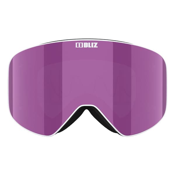 Bliz Flow Skibriller Hvid Smoke Pink/CAT3