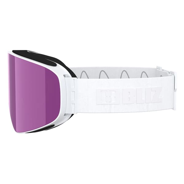 Bliz Flow Skibriller Hvid Smoke Pink/CAT3