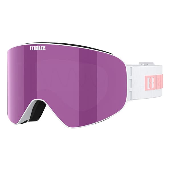Bliz Flow Skidglasögon Vit Brown Pink/CAT3