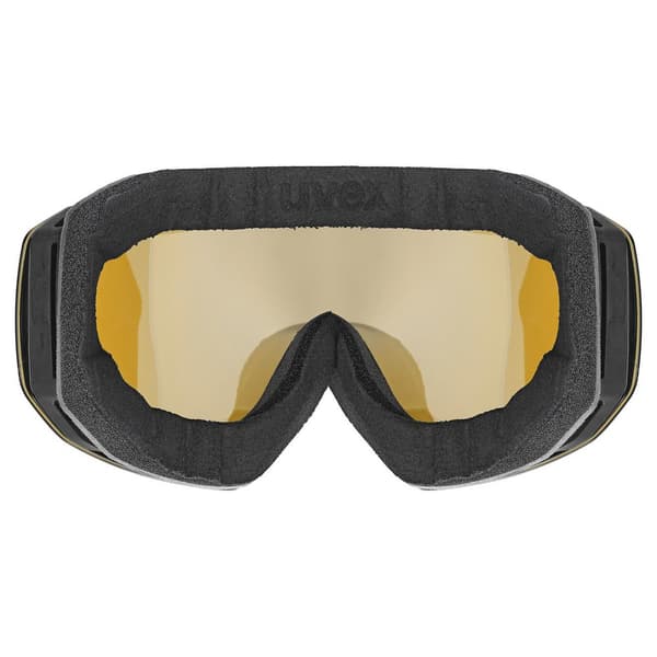 Uvex Epic Attract S Laskettelulasit Musta Mirror Silver Contrastview Yellow Clear/CAT2+Yellow Clear/CAT1