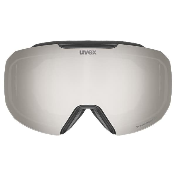 Uvex Epic Attract S Laskettelulasit Musta Mirror Silver Contrastview Yellow Clear/CAT2+Yellow Clear/CAT1