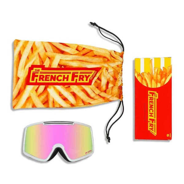 Pit Viper The Greybird French Fry Small Skidglasögon Rosa Pink Revo/CAT3