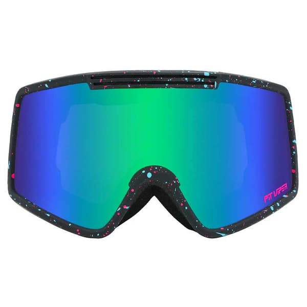 Pit Viper The Midnight French Fry Small Skibriller Sort Blue Green Revo/CAT3