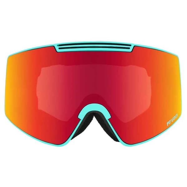 Pit Viper The Snowmachine Proform Skidglasögon Orange Red Revo/CAT3+CAT1