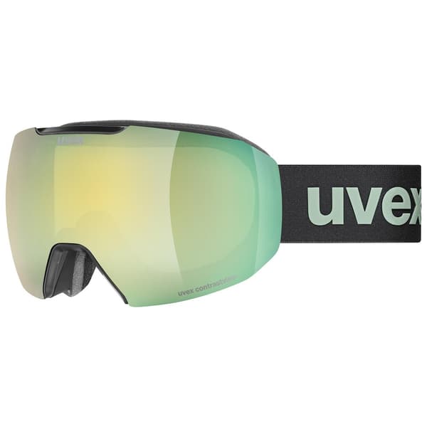 Uvex Epic Attract S Laskettelulasit Musta Mirror Opal Contrastview Yellow Clear/CAT2+Yellow Clear/CAT1