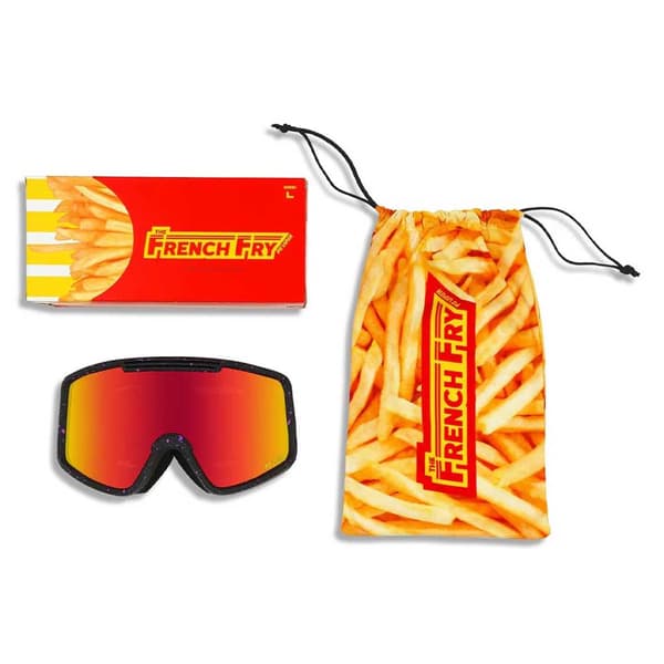 Pit Viper The Combustion French Fry Small Skibriller Rød Red Revo/CAT3