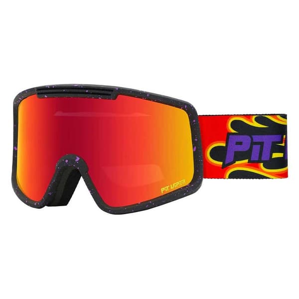 Pit Viper The Combustion French Fry Small Skibriller Rød Red Revo/CAT3