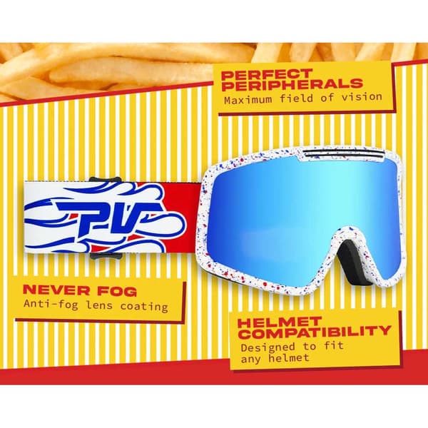 Pit Viper The Spume French Fry Small Skibriller Grøn Pink Revo/CAT3