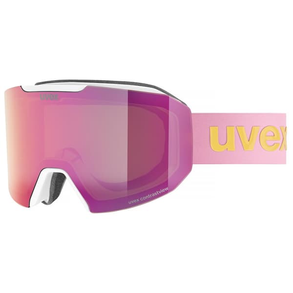 Uvex Evidnt Attract Skibriller Rosa Mirror Rose Contrastview Green Clear/CAT2+Yellow Clear/CAT1