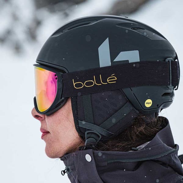 Bolle Blanca Skidglasögon Svart Rose Gold/CAT2