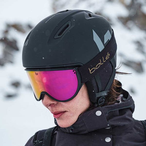 Bolle Blanca Skidglasögon Svart Rose Gold/CAT2