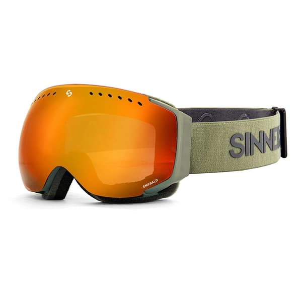 Sinner Emerald Skidglasögon  Double Full Red Mirror Vent/CAT3