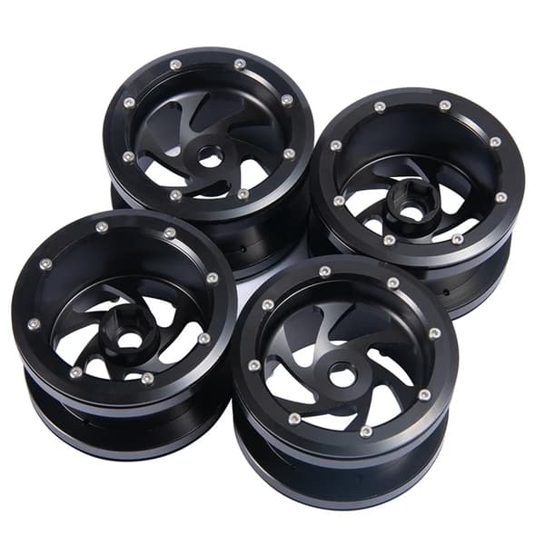 RC Crawler Bil Uppgraderingsdelar, Metall 22-tums Beadlock Hjulringar