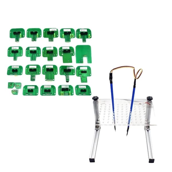 LED BDM-ram, 22 stycken adaptrar, 4 stycken probepennor, LED BDM FRAME
