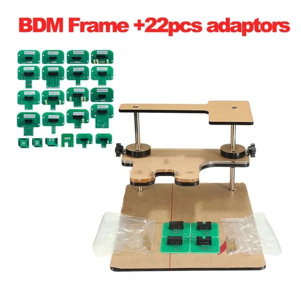 LED BDM-ram, 22 stycken adaptrar, 4 stycken probepennor, LED BDM FRAME
