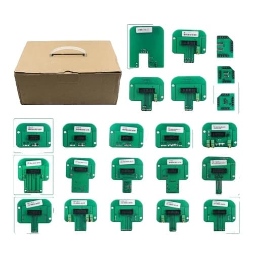 LED BDM-ram, 22 stycken adaptrar, 4 stycken probepennor, LED BDM FRAME