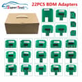 Miniatyrbillede 2 af 2: LED BDM ramme, 22 stk. adapter, 4 stk. probepenne, 22PCS Adaptere