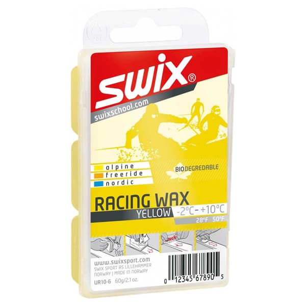 Swix Vax Ur10 Bio Racing 60 G Gul,Vit 900 g