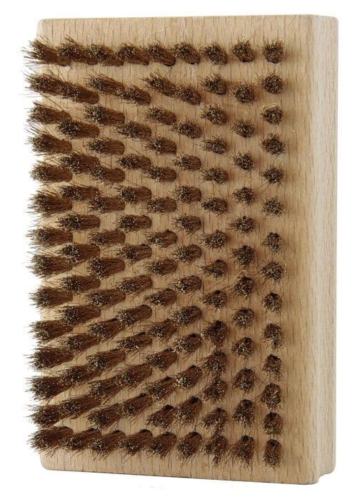Underhållsprodukt för bergsport - smörjmedel - fett Solda' - 1041 - Solda - Platt mässingsborste 110 x 65 mm