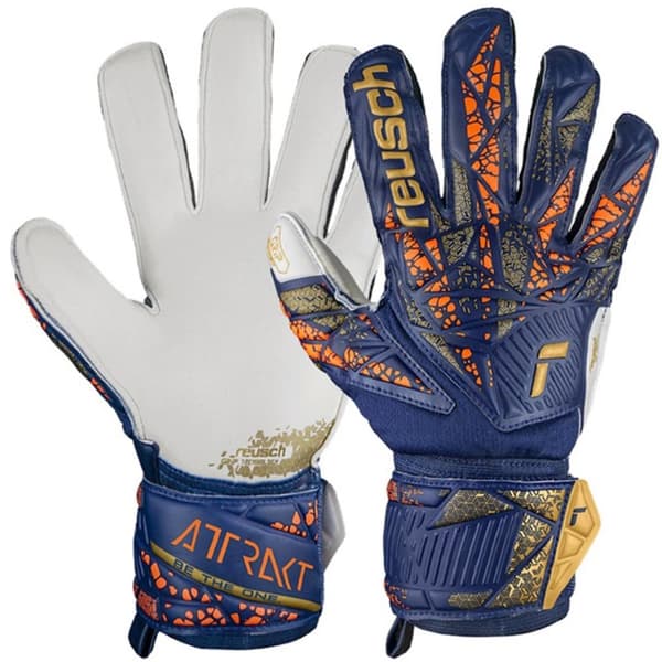 Reusch Attrakt Grip målmandshandsker blå 5470815 4410 11
