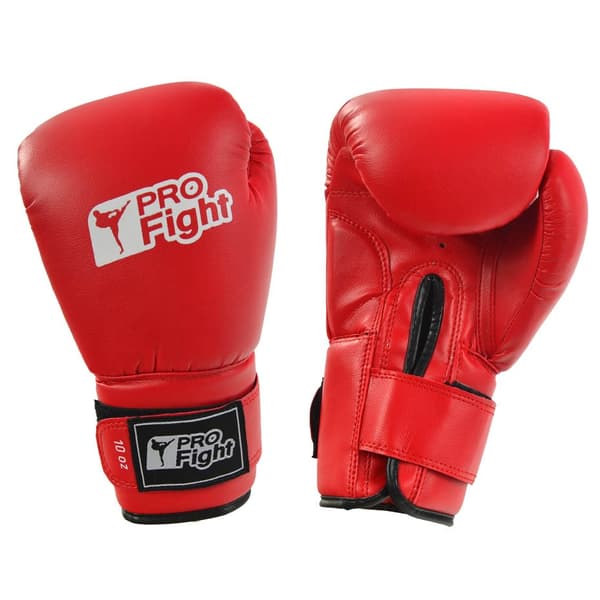 Profight PVC nyrkkeilyhanskat, punaiset, 12