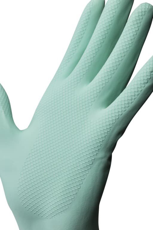 Vileda Extra Sensation Husholdningshandsker Grøn Bomuld, Latex 1 stk
