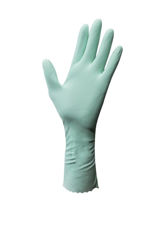 Vileda Extra Sensation Husholdningshandsker Grøn Bomuld, Latex 1 stk