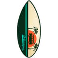 Miniatyrbild 1 av 2: Volkswagen skimboard solnedgång