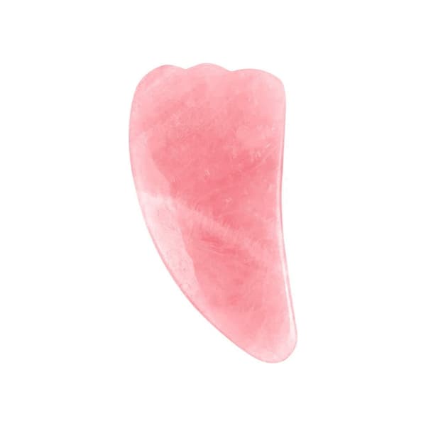 Naturlig Gua Sha Sten - Ægte mineralsten – Rose Quartz