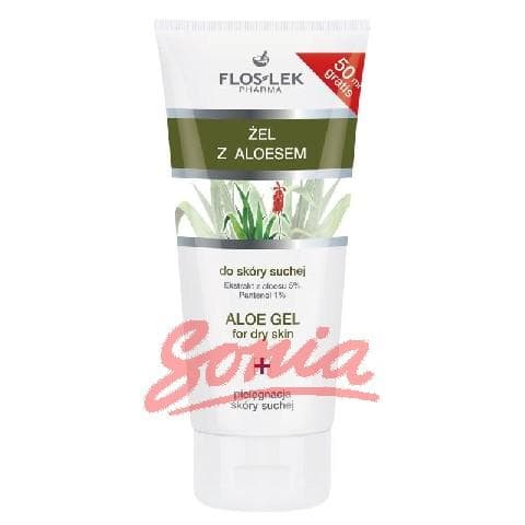 FLOSLEK series dry skin care Gel with Aloe Vera 200ml