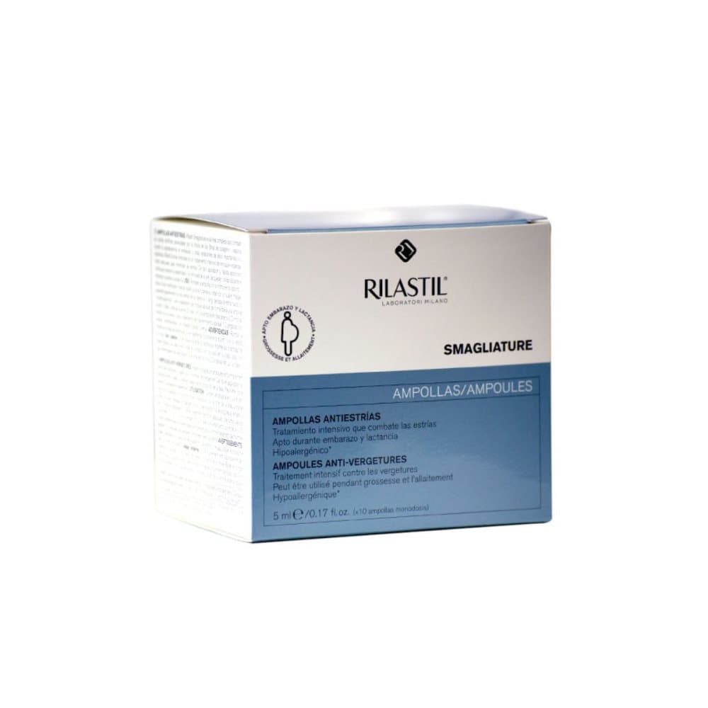Anti-Stretch Mark Olja Rilastil Smagliature Ampuller (10 x 5 ml)