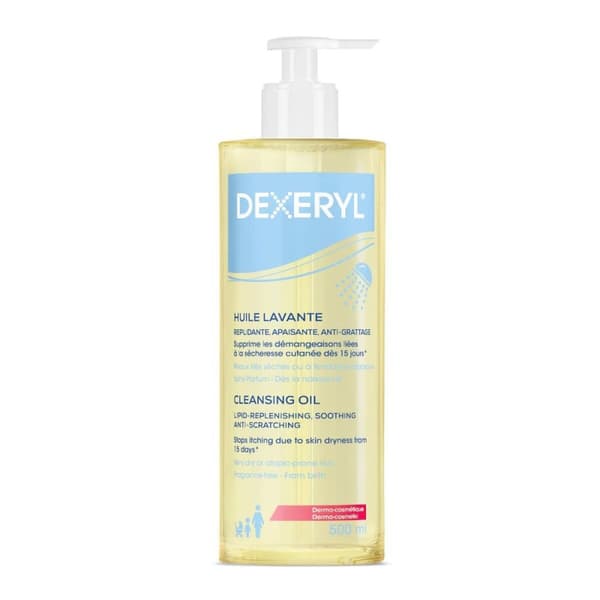 Kroppsolje Dexeryl Tørr hud Renser (500 ml)
