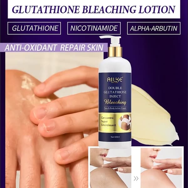 Dobbelt Glutathion & Vitamin C Hudplejesæt, Opstrammende, Opfriskende, Serum