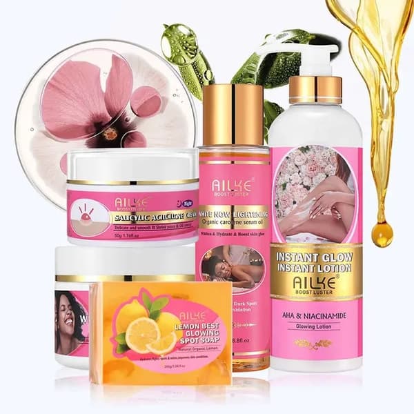 Glimtende Karamel Kropspleje Sæt, Økologisk, Vegansk, Body Lotion 500ml