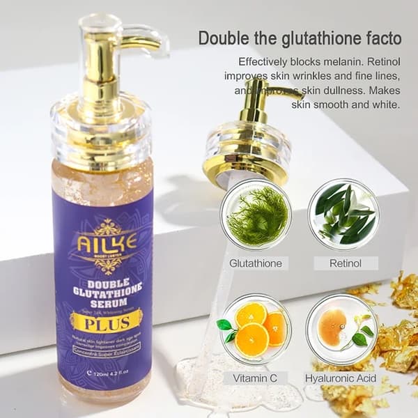 Missfärgningsreparationsserum, Glutationformel, Parabenfri, Serum 120ML